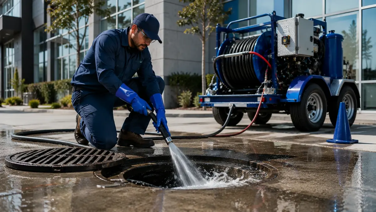 Commercial Hydro Jet Drain Cleaning in Venice