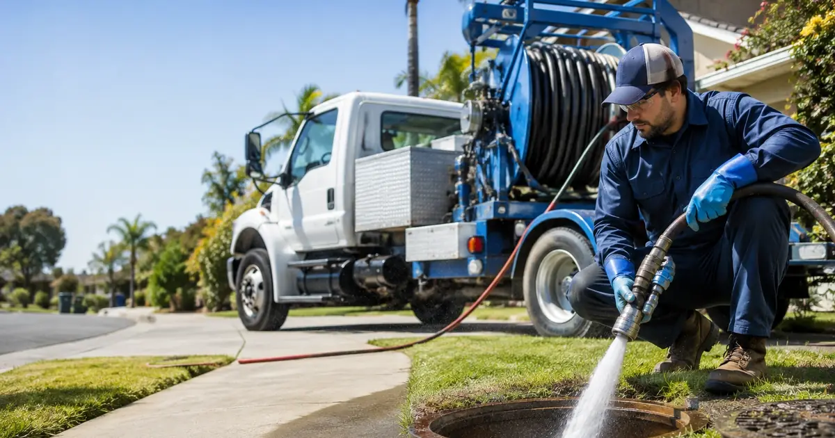 Hydro jet sewer cleaning Venice
