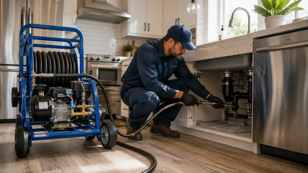 Kitchen Drain Hydro Jetting in Venice
