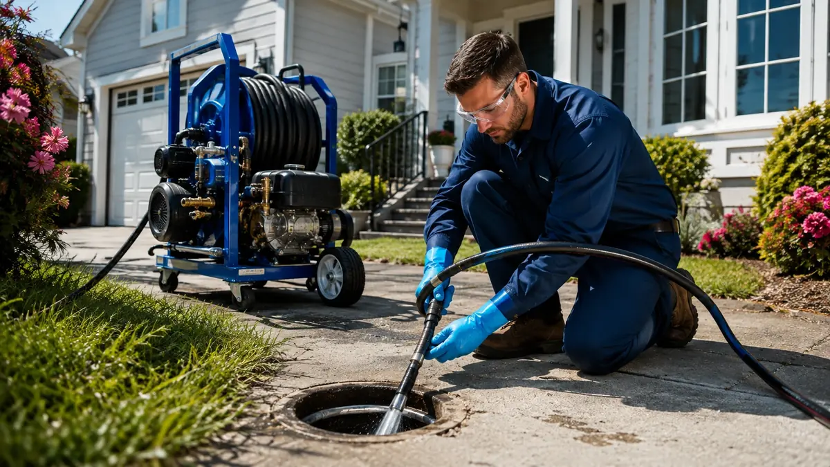 Residential Hydro Jet Drain Cleaning in Venice