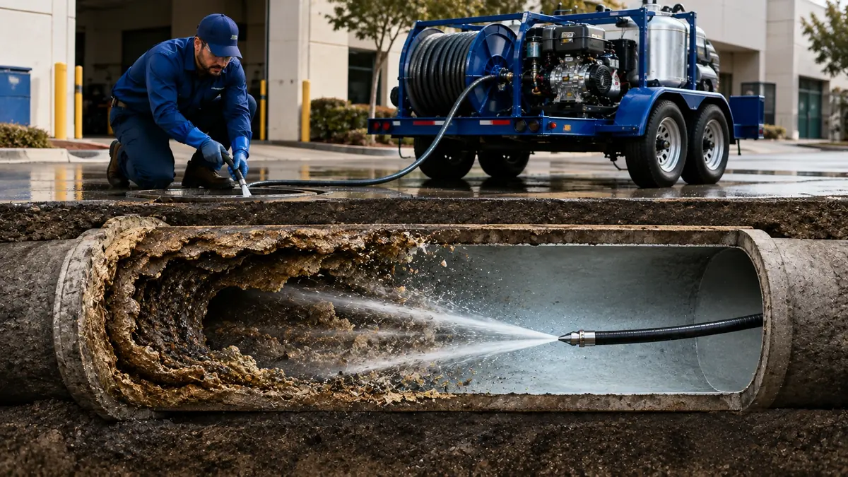 Sewer Pipe Descaling in Venice